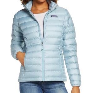 Patagonia Down Filled Big Sky Blue Quilted Puffer Coat Plus Size 2X